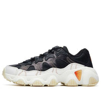 (WMNS) FILA Jagger VNTG Running Shoes GS Black/White/Yellow F12W031402FBS
