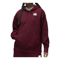 (WMNS) Air Jordan Flight Fleece Hoodie 'Claret' DQ4604-645
