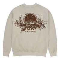 Travis Scott Cactus Jack CACTI Series Alphabet Printing Round Neck Long Sleeves Unisex Creamy White TC-80