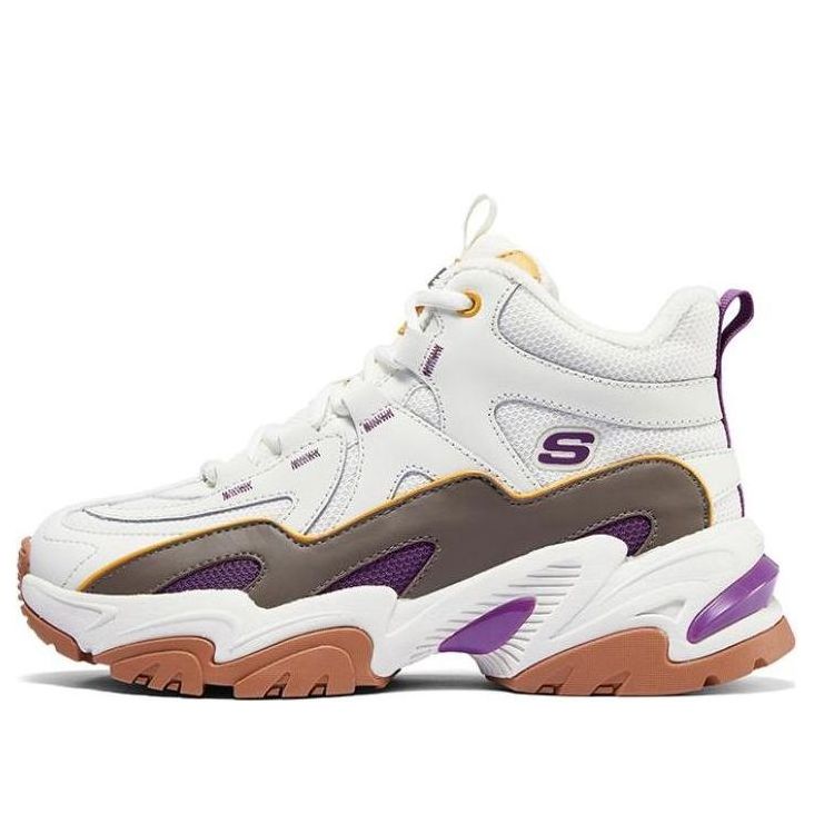 (WMNS) Skechers Stamina Shoes 'White Purple' 168021-WMLT