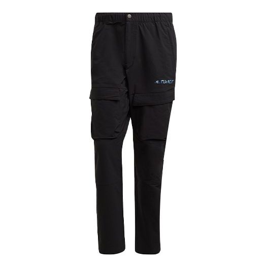 adidas Alphabet Zipper Sports Pants Black GR9972