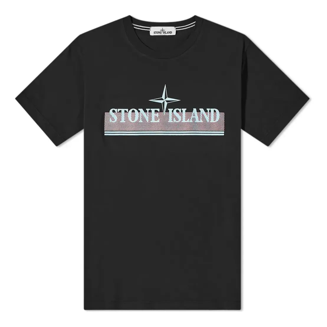 STONE ISLAND Tricromia Print T-shirt 'Black' 76152NS92-V0029