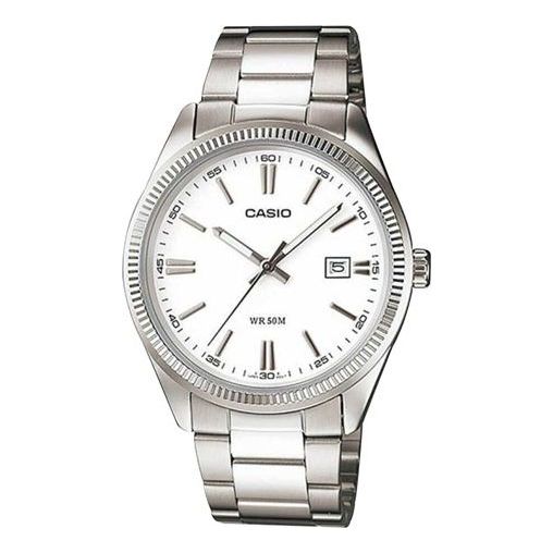 CASIO Quartz Limited Edition Mens Silver Analog MTP-1302D-7A1