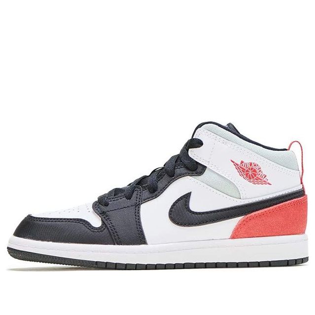 (PS) Air Jordan 1 Mid SE 'Red Black Toe' BQ6932-100