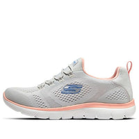 (WMNS) Skechers Summits Perfect Views 'Grey Orange' 149523-GYCL
