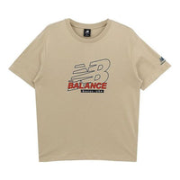 New Balance Men's New Balance Athleisure Casual Sports Round Neck Short Sleeve Khaki AMT13371-BEI
