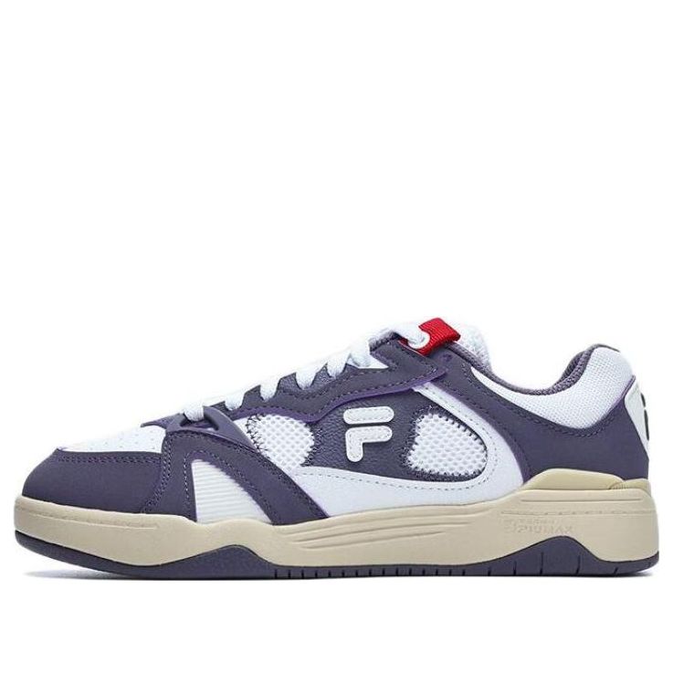 (WMNS) FILA FUSION Smash Basketball Sneakers 'Purple White' T12W323201FWC