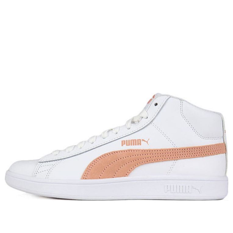 PUMA Smash V2 Mid L 'White Pink' 366924-09