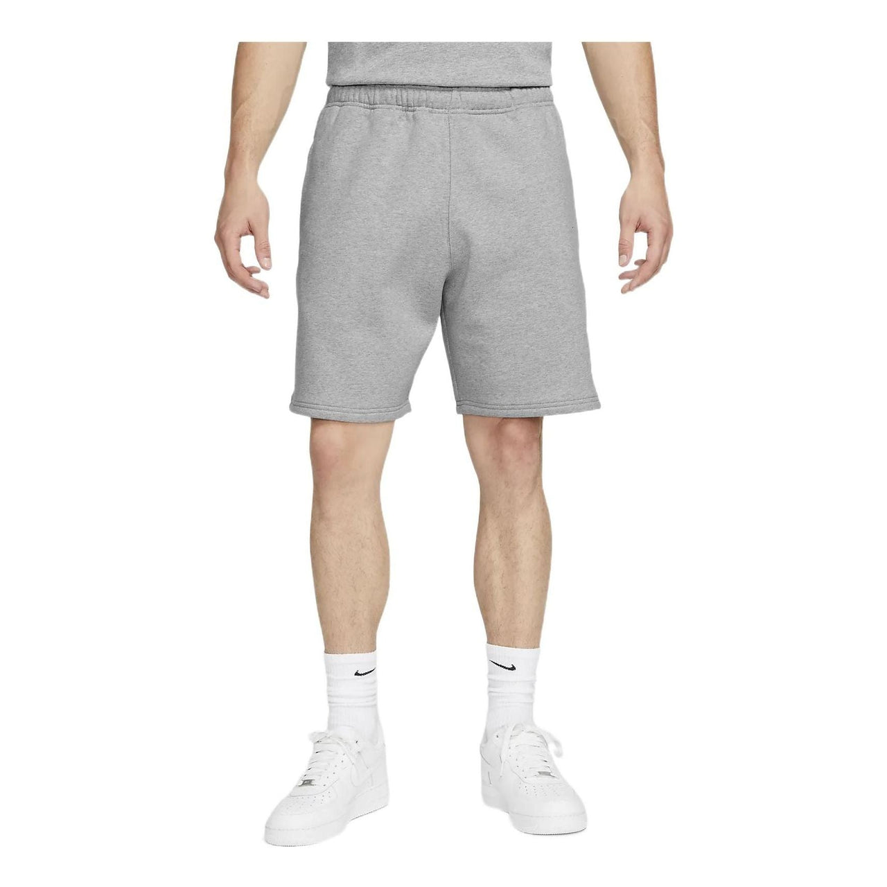 Nike Solo Swoosh Fleece Shorts 'Grey' DV3055-063
