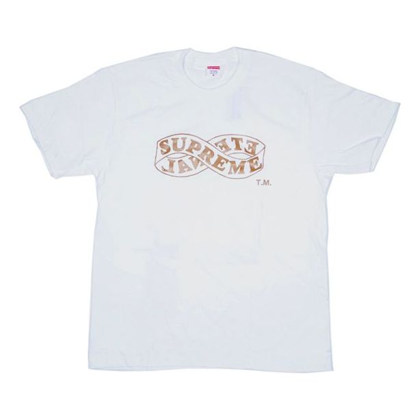 Supreme FW18 Eternal Tee White Logo Printing Short Sleeve Unisex SUP-FW18-453