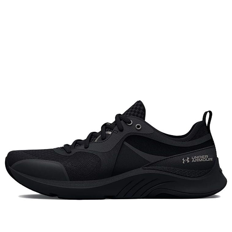 (WMNS) Under Armour HOVR Omnia Metallic 'Black Metallic Warm Silver' 3025833-001