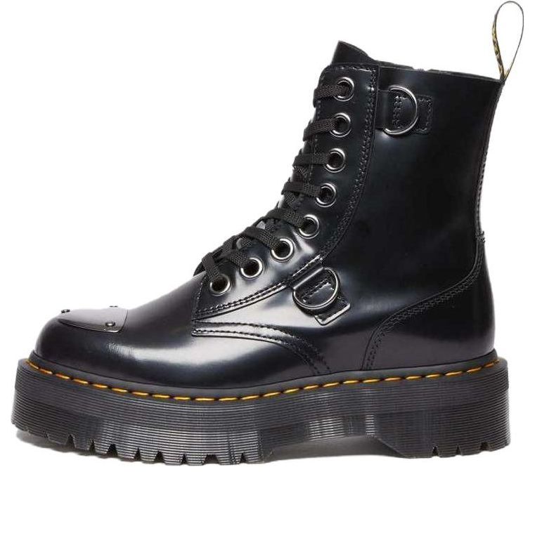 Dr. Martens Jadon Buttero Leather Platform Boots 'Black' 30789001
