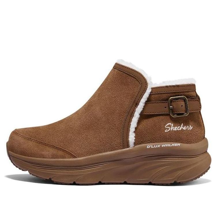 (WMNS) Skechers D'lux Walker 'Brown' 167208-BRN