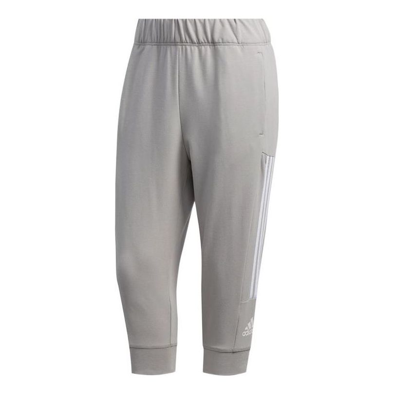 adidas 3 Stripes Capri Pants 'Grey' FL2363