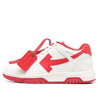Off-White Out Of Office Low-Top Sneaker 'White Red' OMIA189F22LEA0010125