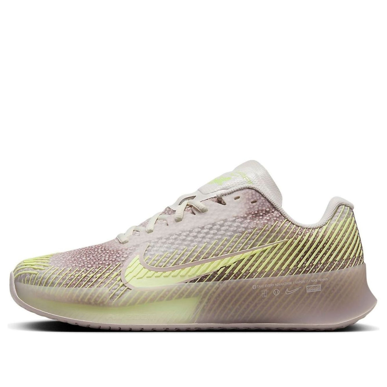 (WMNS) Nike Court Air Zoom Vapor 11 Premium Hard Court Tennis Shoes 'Green Purple' FQ3169-001