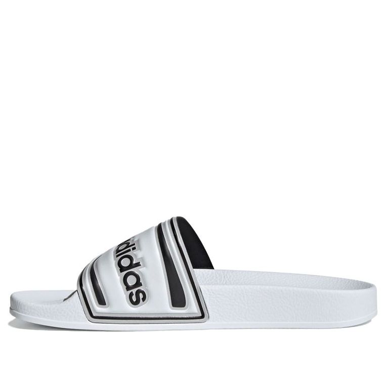 adidas originals Adilette Slides 'White Black' EE6178