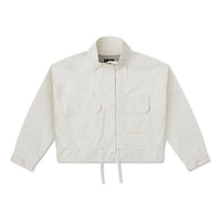 (WMNS) Converse De Luxe Jacket 'White' 10026915-A01