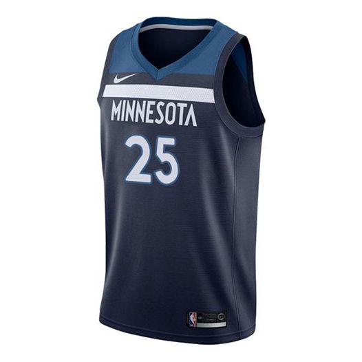 Nike NBA SW Fan Edition Minnesota Timberwolves Ross 2 No. 5 Basketball Jersey/Vest Navy Blue 864491-429