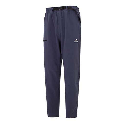 Men's adidas Th Strech Wvpt Woven Sports Pants/Trousers/Joggers Navy Blue HE9897