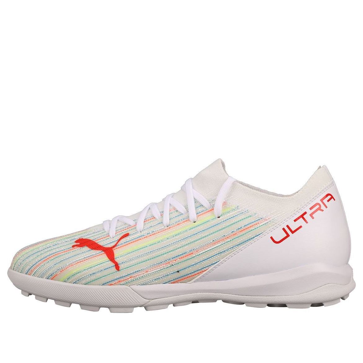 PUMA Ultra 3.2 TT Soccer Cleats White/Orange 106351-03
