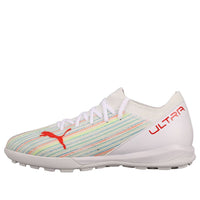 PUMA Ultra 3.2 TT Soccer Cleats White/Orange 106351-03