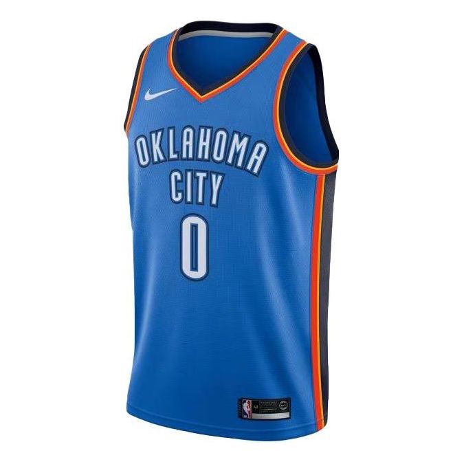 Nike x NBA Oklahoma City Thunder Jerseys 'Russell Westbrook 0' AV2680-404
