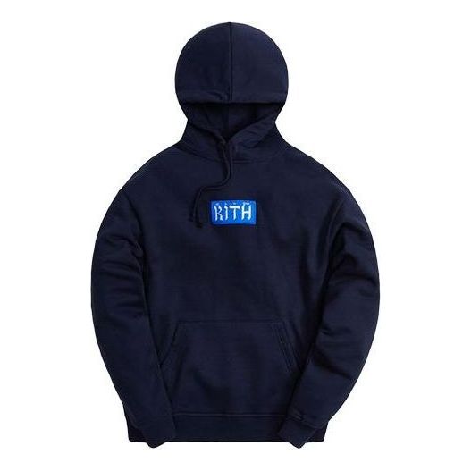KITH Kith Hebrew Script Hoodie 'Nocturnal' KHM030261-413