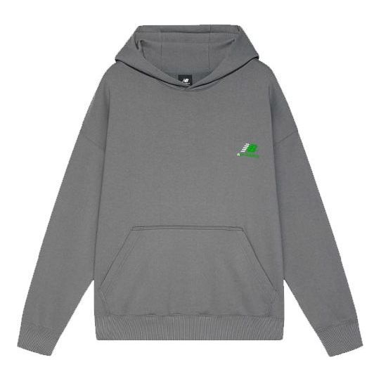New Balance x Nice Rice Logo Hoodie 'Grey' AMT22385-SYA