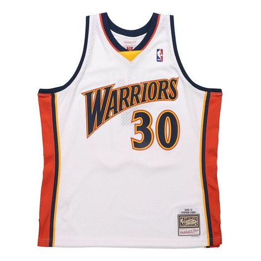 M&N G2 Swingman Warriors '0910 #30'  Stephen Curry SMJYGS18169-GSWWHIT09SCU