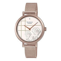 Casio Sheen Peony Analog Watch 'Gold White' SHE-C140CGM-7AUPFH-PERSON
