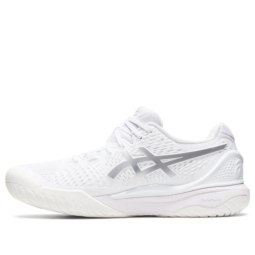 (WMNS) ASICS Gel-Resolution 9 Wide 'White Pure Silver' 1042A226-100