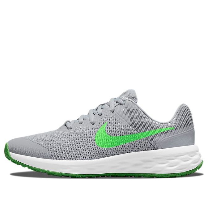 (GS) Nike Revolution 6 'Light Smoke Grey Green Strike' DD1096-009