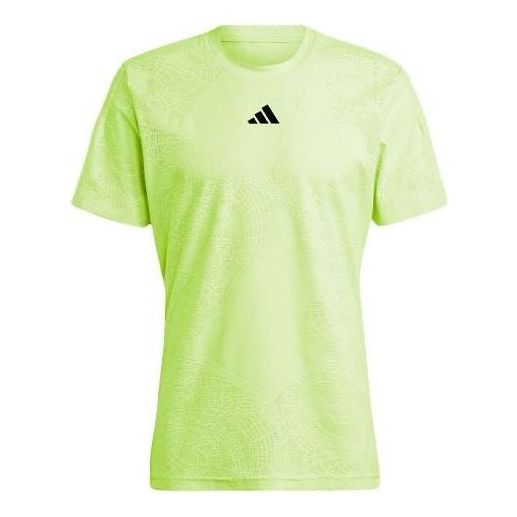 adidas AEROREADY FreeLift Pro Tennis Tee 'Lucid Lemon' IK7108