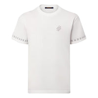 LOUIS VUITTON Short-Sleeved Cotton Crewneck T-Shirts 'Milky White' 1AGKM3