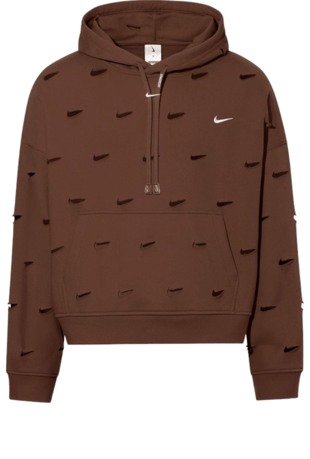 Nike x Jacquemus Swoosh Hoodie (Asia Sizing) 'Cacao Wow' FJ3482-259