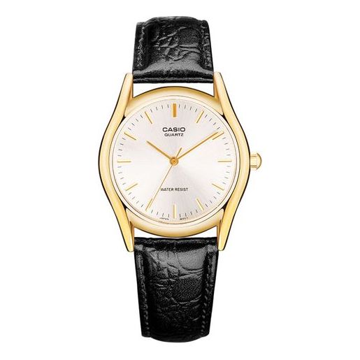 Casio Influencer Analog Watch 'Black White Gold' MTP-1094Q-7A
