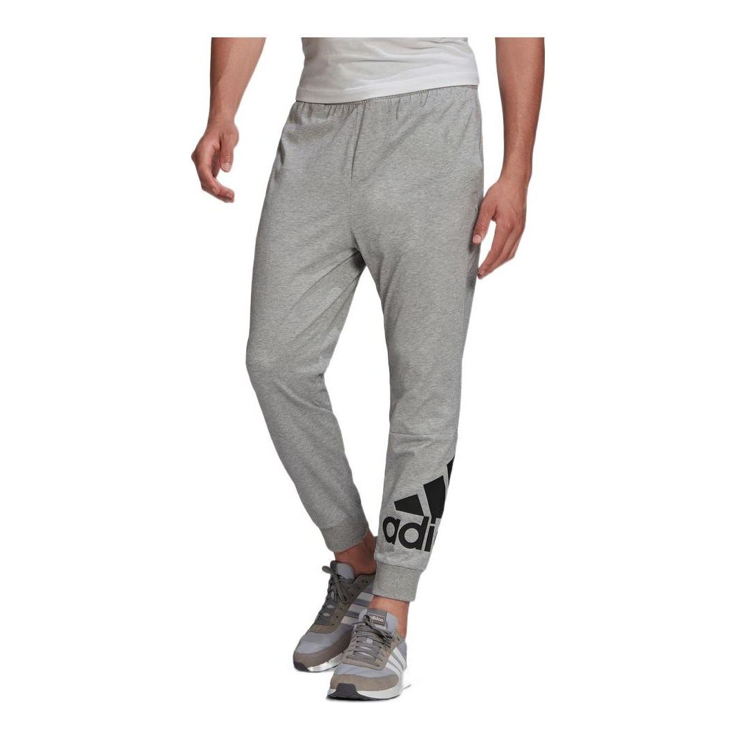 Men's adidas Pants Large Logo Sports Pants/Trousers/Joggers Gray HE1826