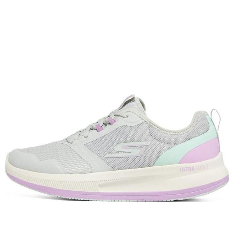 (WMNS) Skechers Go Run Pulse 'Grey Purple' 128106-GYPR