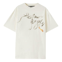 Palm Angels Foggy logo-print T-shirt 'White Black' PMAA072R24JER0020310