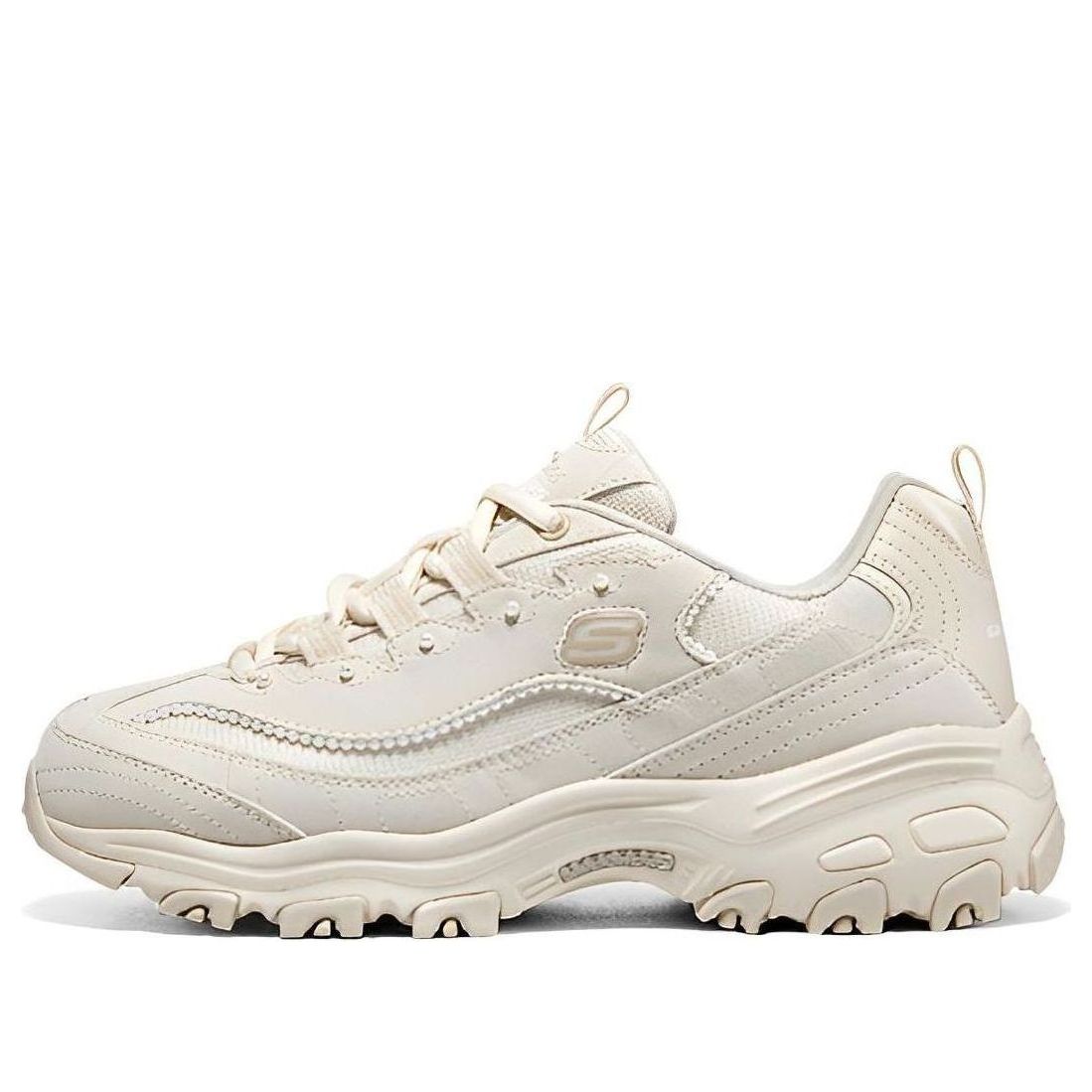 (WMNS) Skechers D'LITES 'White' 896189-NAT