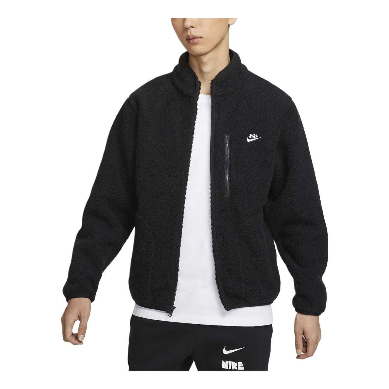 Nike Sportswear Club Fleece Jacket 'Black' FZ0889-010