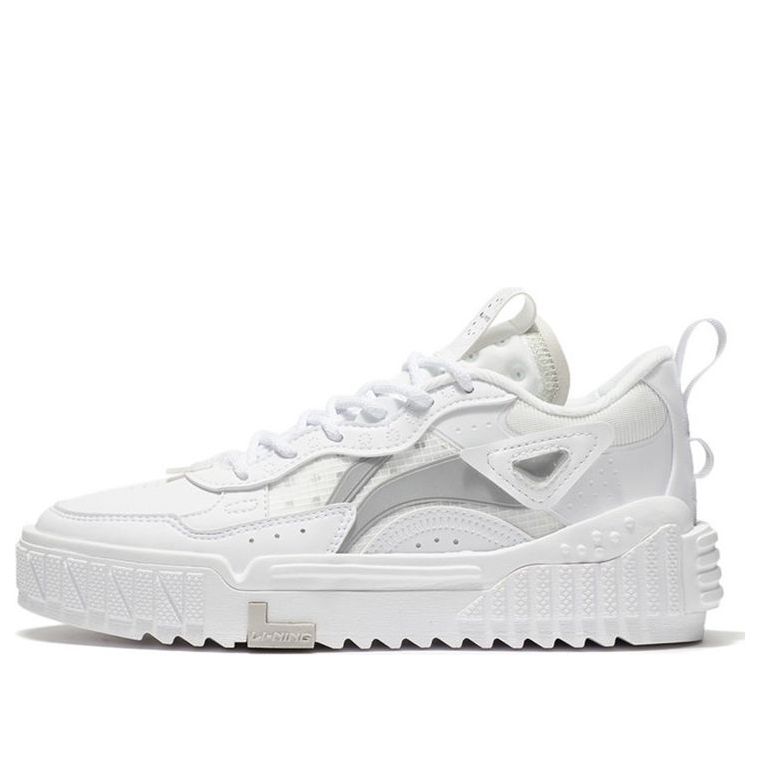 (WMNS) Li-Ning No.258 Skateboarding 'White Grey' AGCS076-1