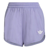 (WMNS) adidas originals Shorts Embroidery Shorts Purple H15806