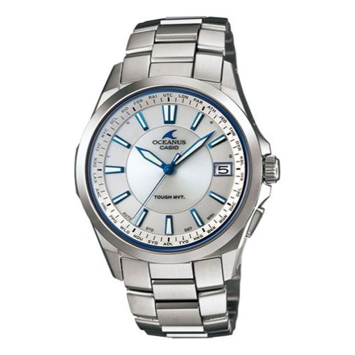 CASIO Stainless Steel Strap White Analog OCW-S100-7A2021