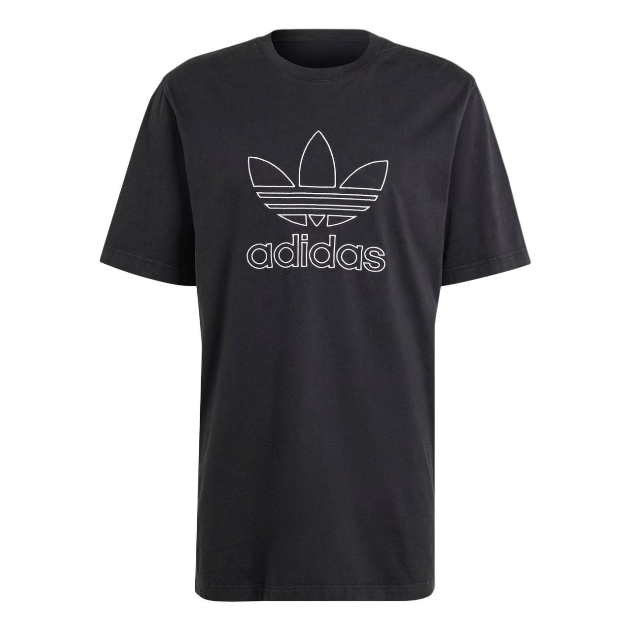 adidas Adicolor Outline Trefoil T-shirt Asia Sizing 'Black' IU2347