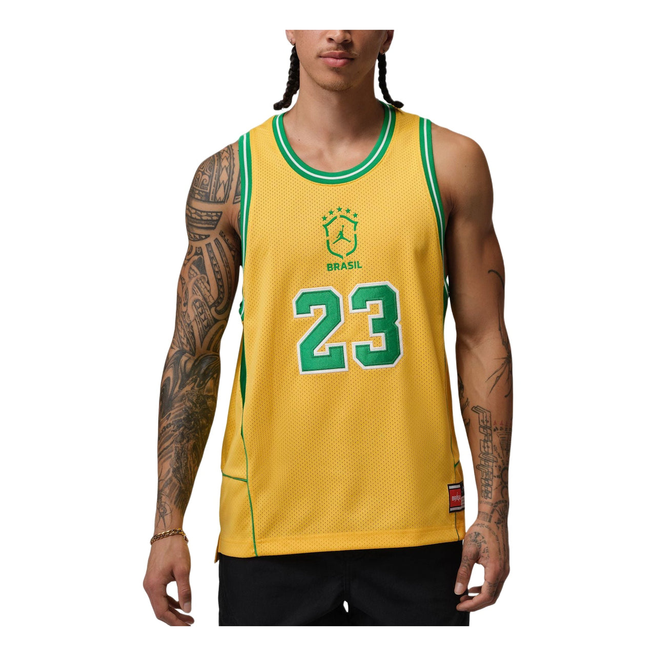 Jordan Essentials Jersey 'Varsity Maize Lucky Green' II5378-741