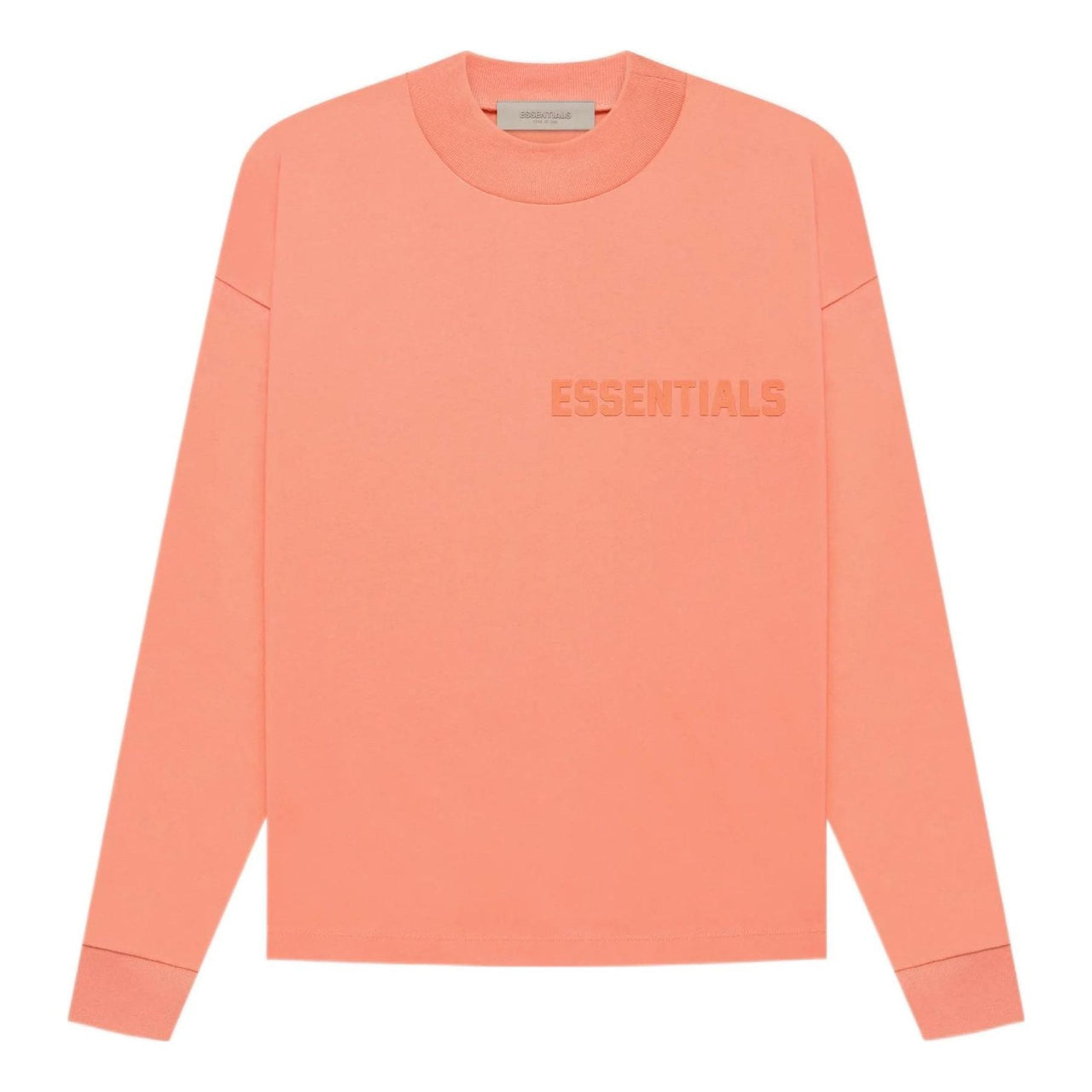 Fear of God Essentials FW22 Long Sleeve Tee 'Coral' FOG-FW22-055