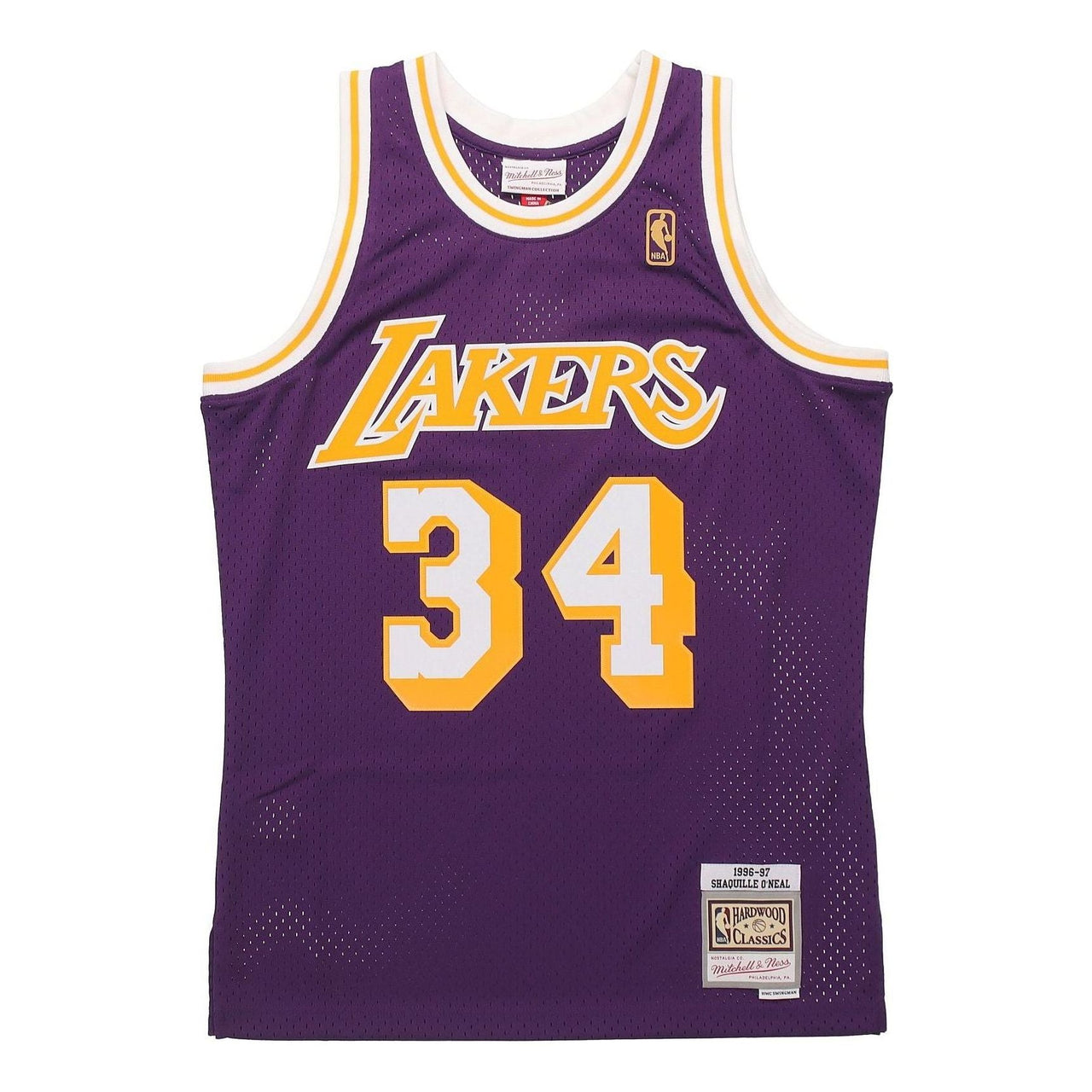Mitchell & Ness x NBA Los Angeles Lakers 1996-97 Road Swingman Jersey 'Shaquille O'Neal 34' SMJYGS18178-LALPURP96SON