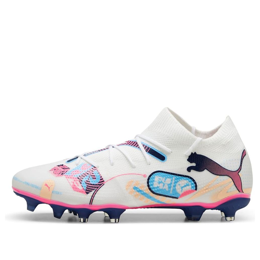 PUMA Future 7 Match Volume UP FG/AG 'White Luminous Blue Pink' 108074-01